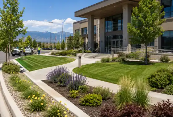 Municipal building grounds in Denver