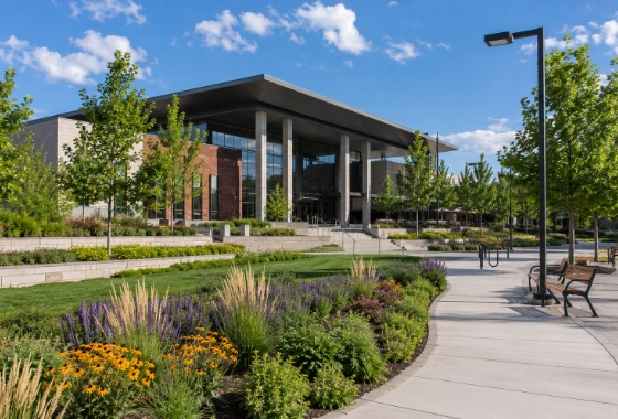 Civic and cultural center grounds in Denver